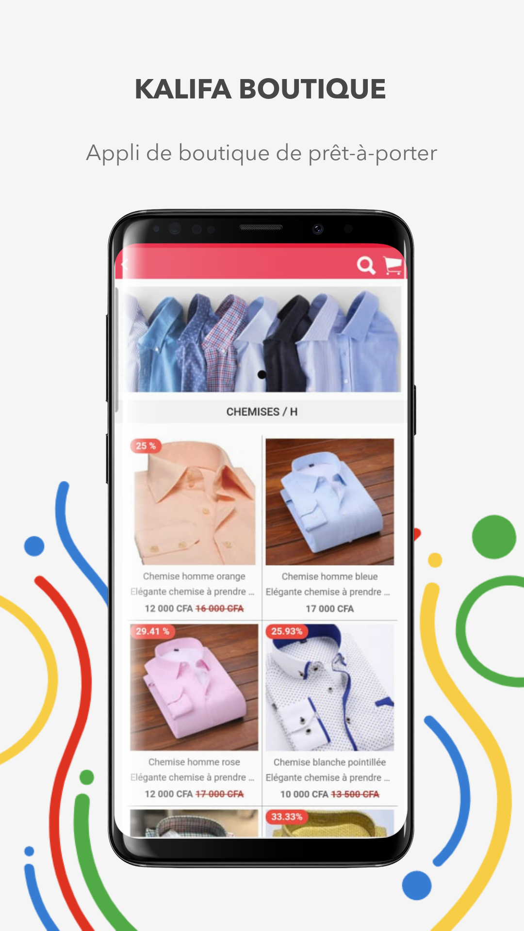 Boutique Pret à porter Démo app